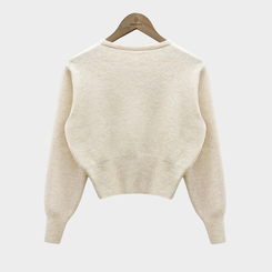 カシミールスタンダードクロップウールリブニット(6color)