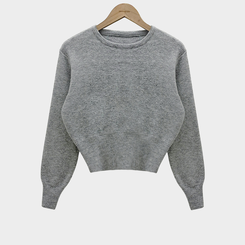 カシミールスタンダードクロップウールリブニット(6color)