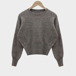 カシミールスタンダードクロップウールリブニット(6color)