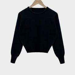 カシミールスタンダードクロップウールリブニット(6color)