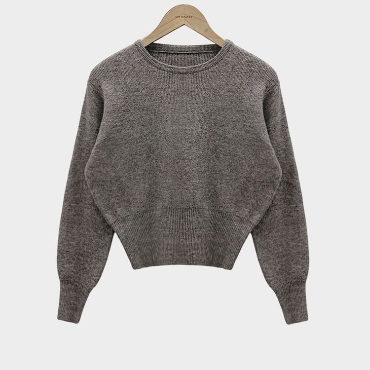 カシミールスタンダードクロップウールリブニット(6color)