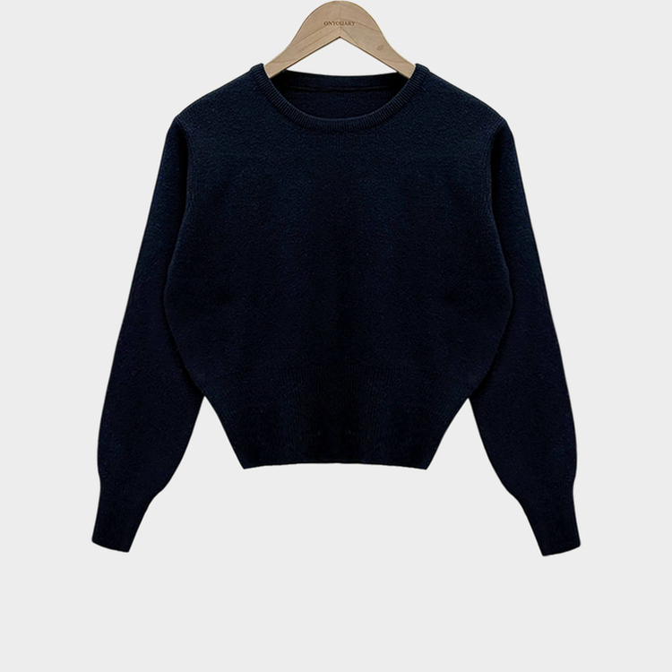 カシミールスタンダードクロップウールリブニット(6color)