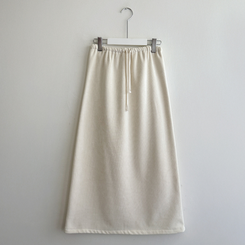 マキシロングバンディングスカート