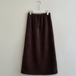 マキシロングバンディングスカート