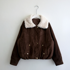 バルーンフィットスエードジャケット