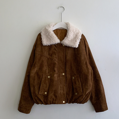 バルーンフィットスエードジャケット