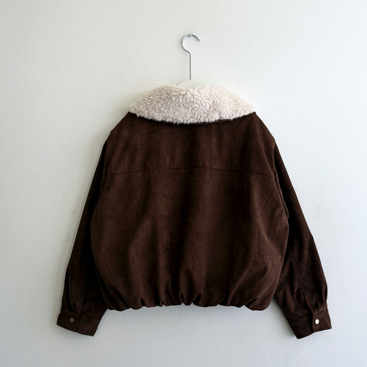 バルーンフィットスエードジャケット