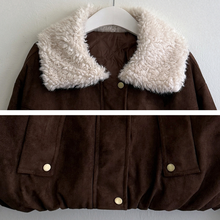 バルーンフィットスエードジャケット