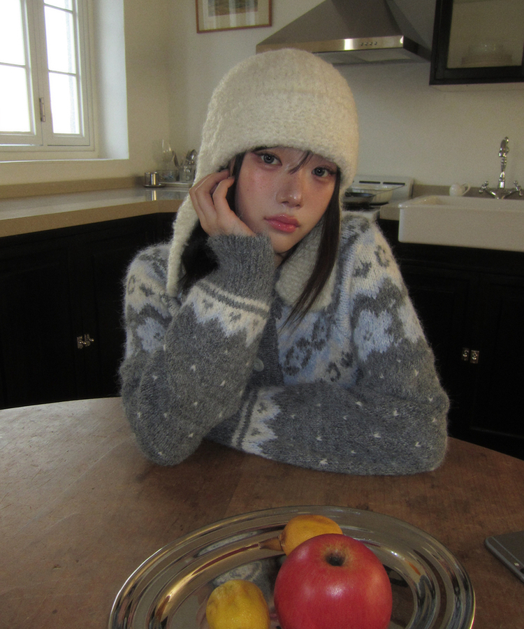 데일리 스노잉 노르딕 가디건