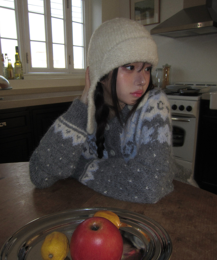 데일리 스노잉 노르딕 가디건