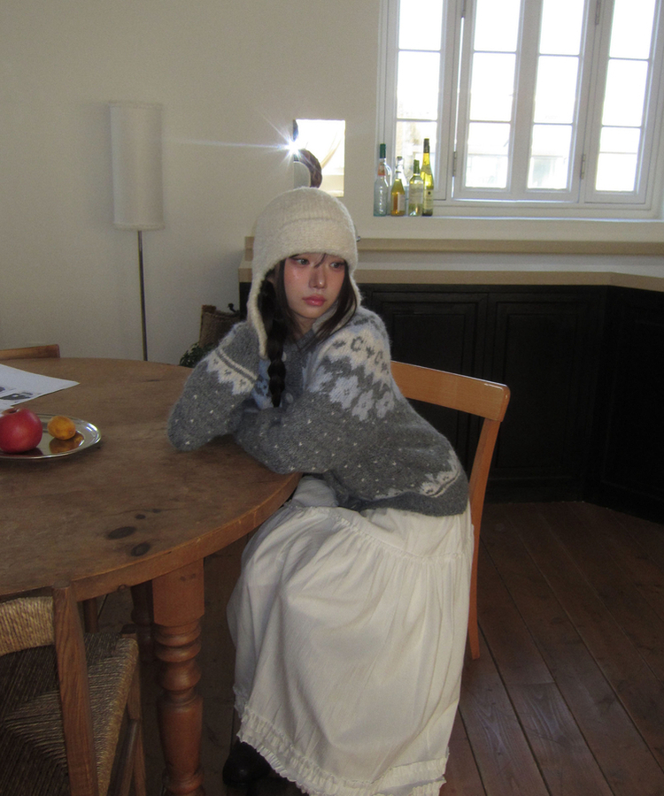 데일리 스노잉 노르딕 가디건