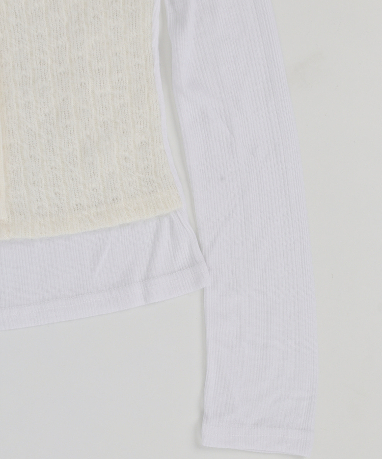 【マフラー付き】シチュー長袖Tシャツ