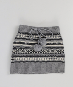 ビンテージノルディックポムポムスカート