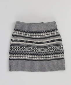 ビンテージノルディックポムポムスカート