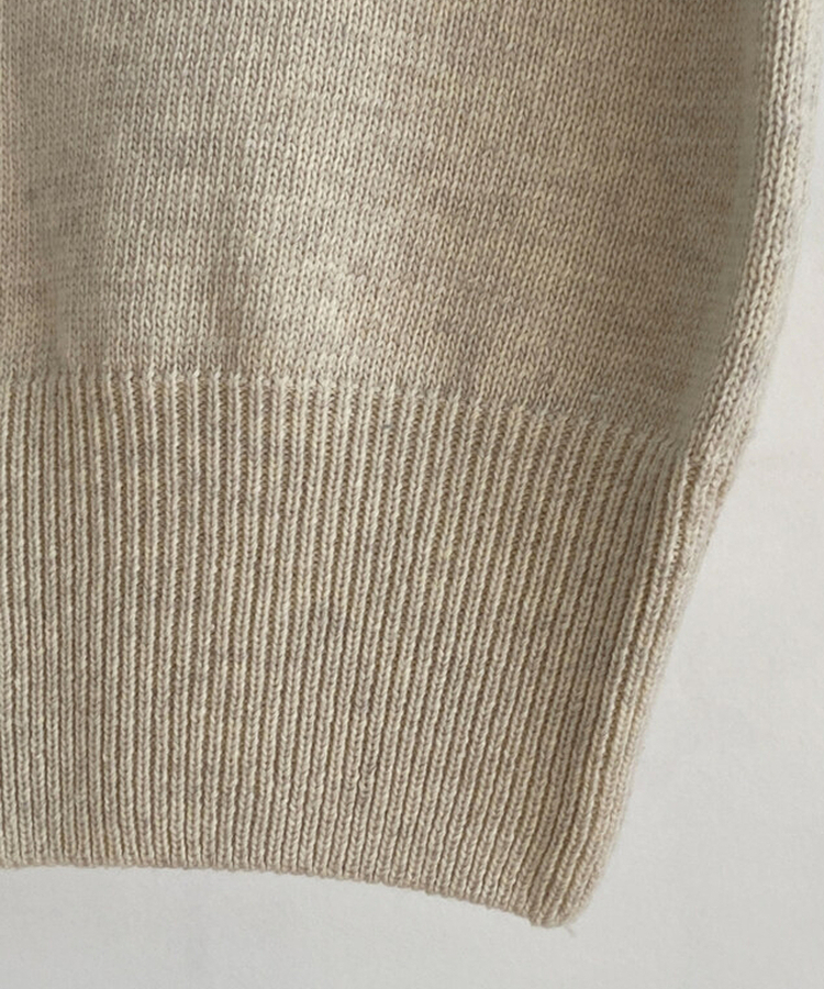 ニットレイヤードビスチェ