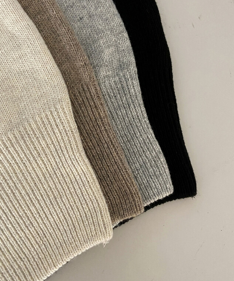 ニットレイヤードビスチェ