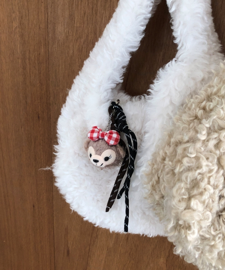 ドダンブルトートショルダーファーバッグ