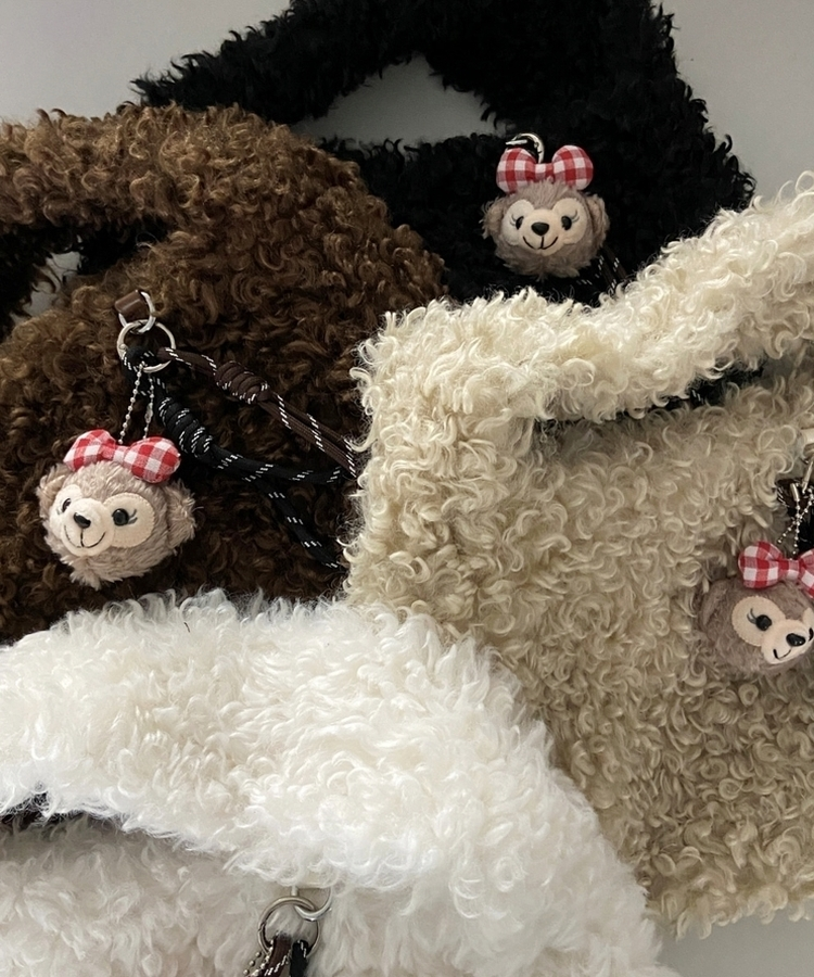 ドダンブルトートショルダーファーバッグ