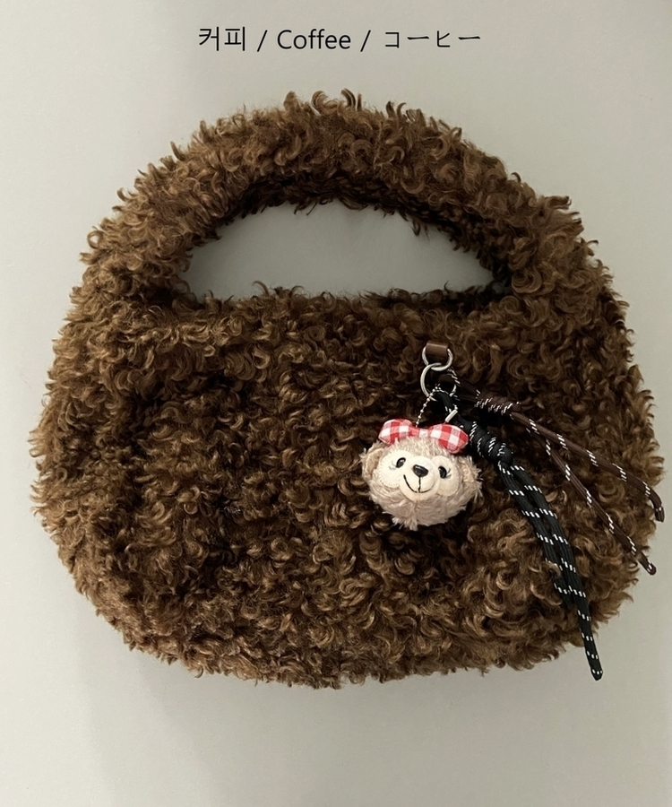 ドダンブルトートショルダーファーバッグ