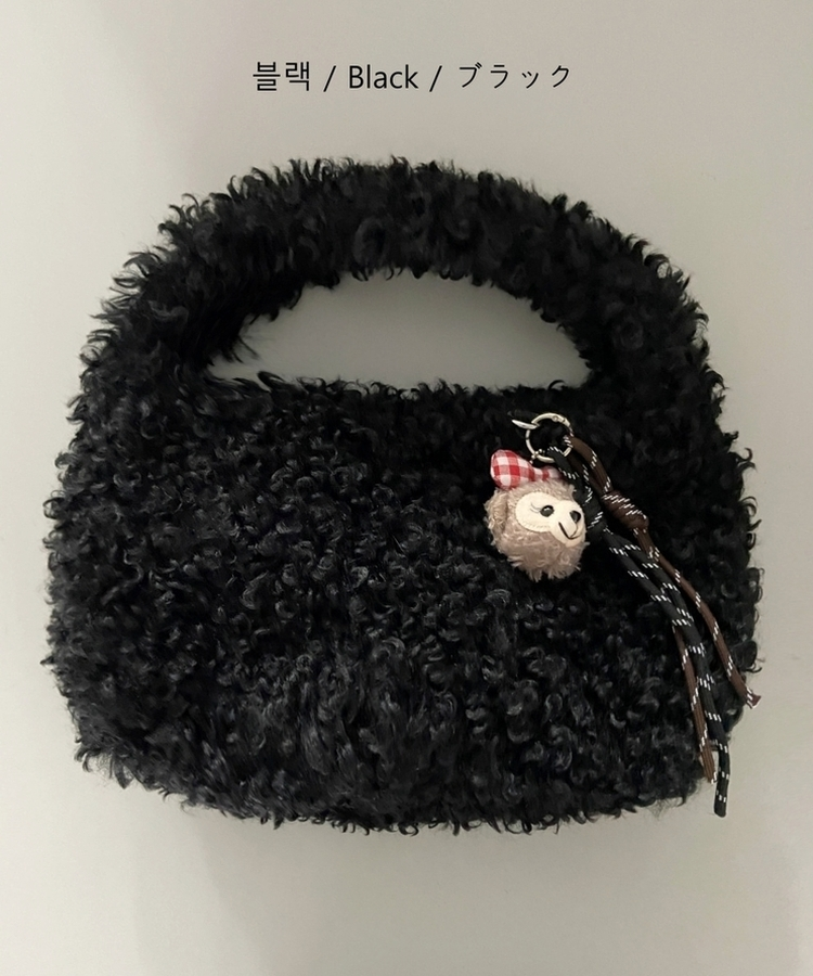 ドダンブルトートショルダーファーバッグ