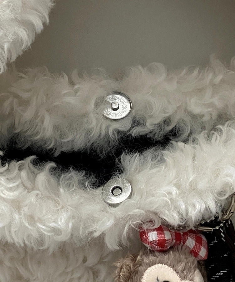 ドダンブルトートショルダーファーバッグ