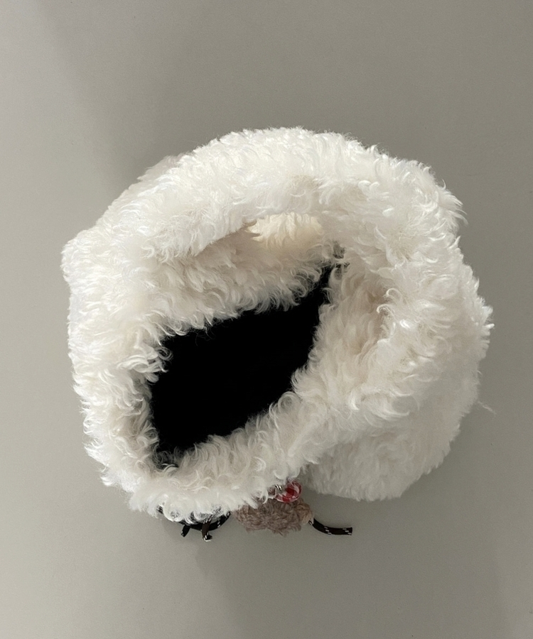 ドダンブルトートショルダーファーバッグ