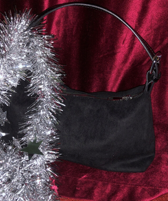 スエードミニトートデイリーバッグ BLACK