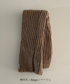 スリットニットレッグウォーマー