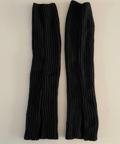 スリットニットレッグウォーマー