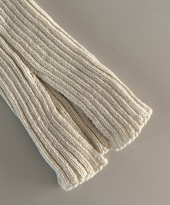 スリットニットレッグウォーマー