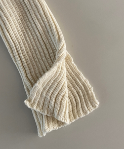 スリットニットレッグウォーマー