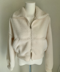 ミンクハイネックファージップアップ