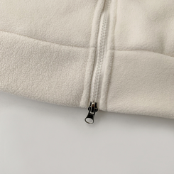 刺繍ストリングフードジップアップ