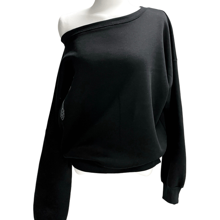 【起毛】クロスオフルーズトレーナー