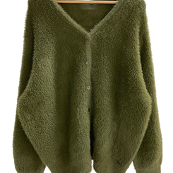 ブラシアンゴラニットカーディガン