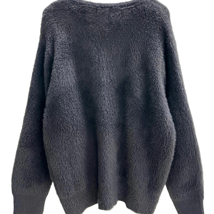 ブラシアンゴラニットカーディガン