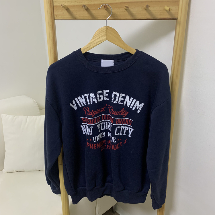 【起毛】レタリングプラウンドトレーナー(5color)