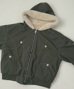 【起毛】ビンテージファーダウンジャケット