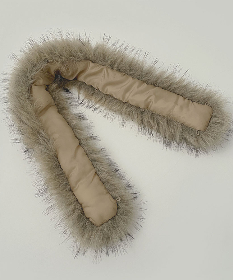 【起毛】ビンテージファーダウンジャケット