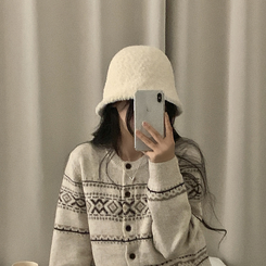 厚手ノルディックニットカーディガン BEIGE