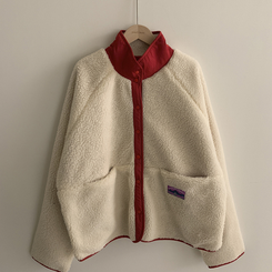 リバーシブルボアフリースハイネックジャンパー(6color)