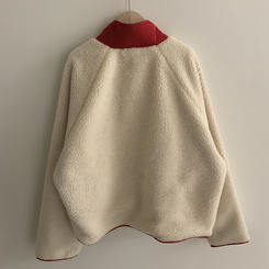 リバーシブルボアフリースハイネックジャンパー(6color)