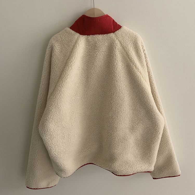 リバーシブルボアフリースハイネックジャンパー(6color)