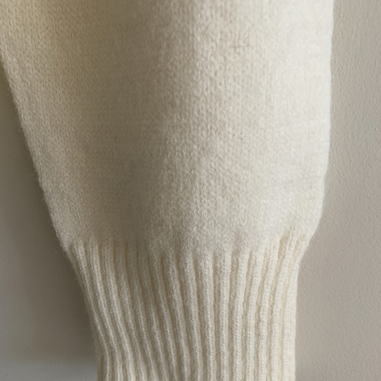 ジャガードフードニットジップアップ