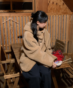 フードムスタンジャケット BROWN