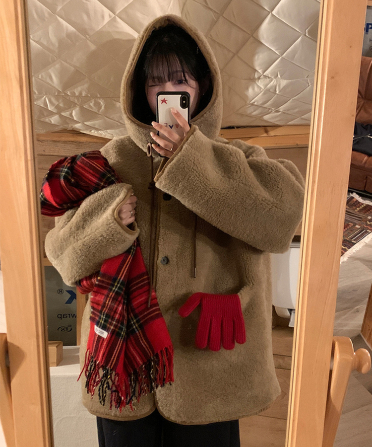 フードムスタンジャケット BROWN