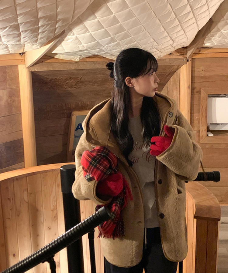 フードムスタンジャケット BROWN