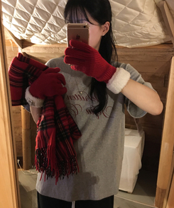 ソフィアピーチ半袖Tシャツ MELANGE