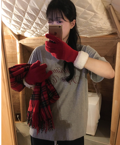 ソフィアピーチ半袖Tシャツ MELANGE