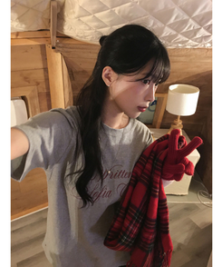 ソフィアピーチ半袖Tシャツ MELANGE